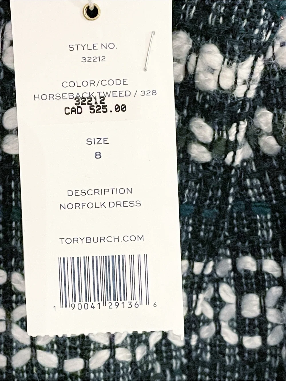 New Tory Burch Norfolk Horseback
Tweed A-Line Dress size 8 - Picture 13 of 16